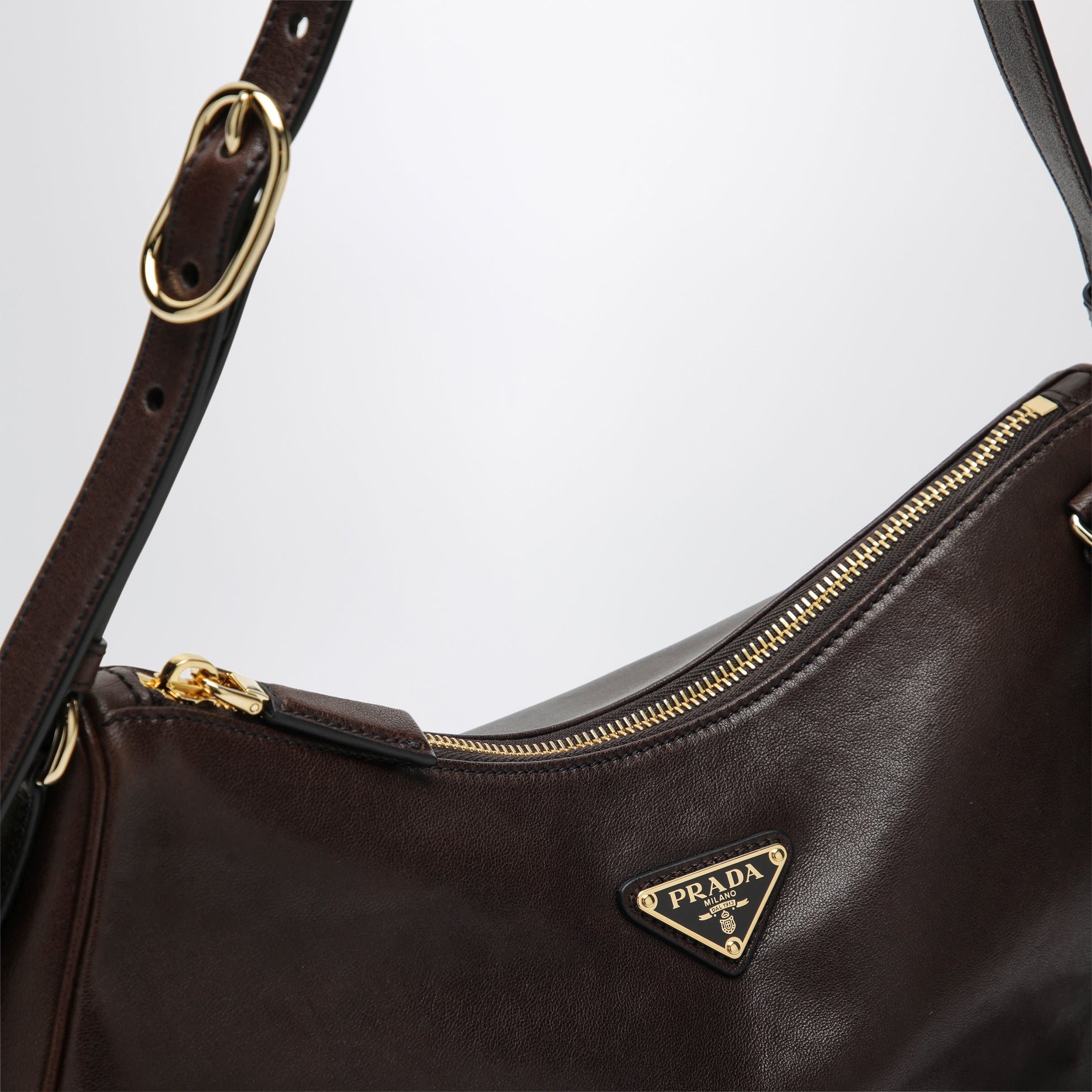 Aimée shoulder bag in Burnt nappa leather