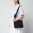 Borsa a tracolla nera in Re-Nylon