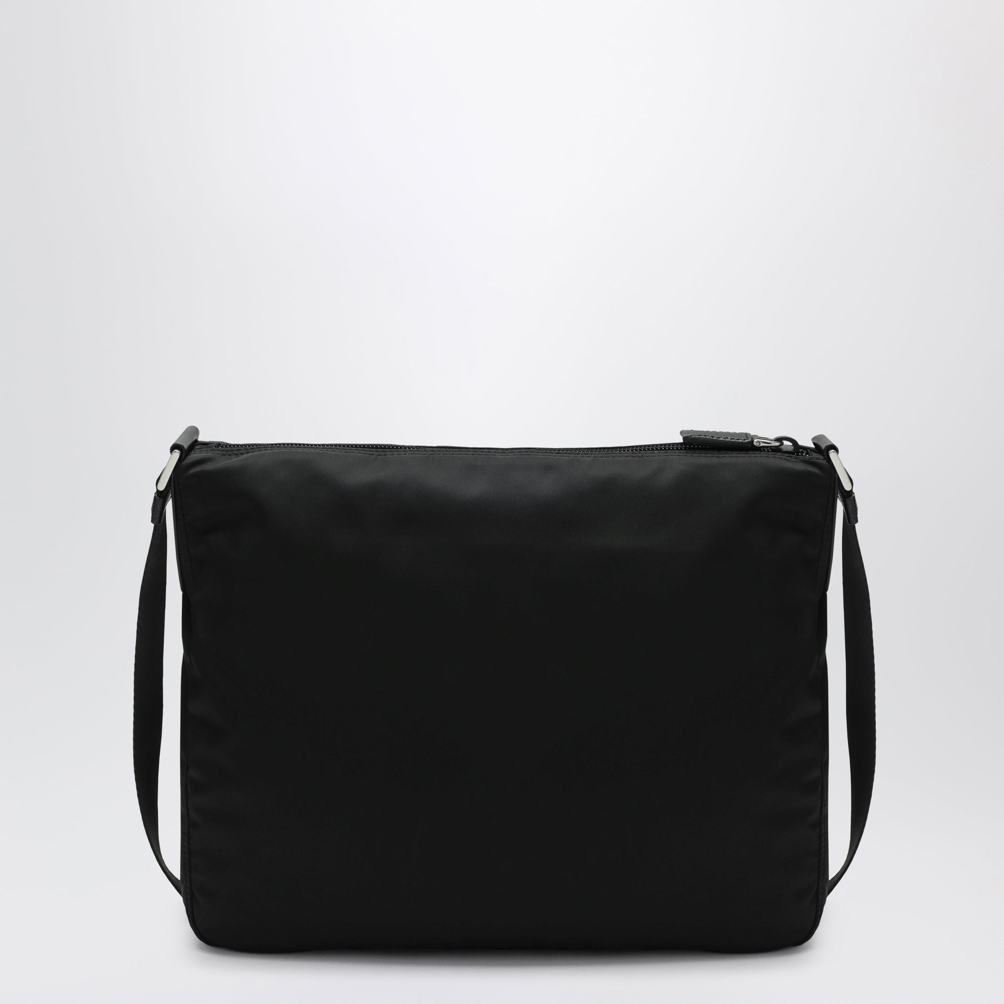 Sac à bandoulière noir en Re-Nylon