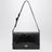 Medium shoulder bag black in leather