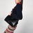 Medium shoulder bag black in leather