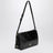 Medium shoulder bag black in leather