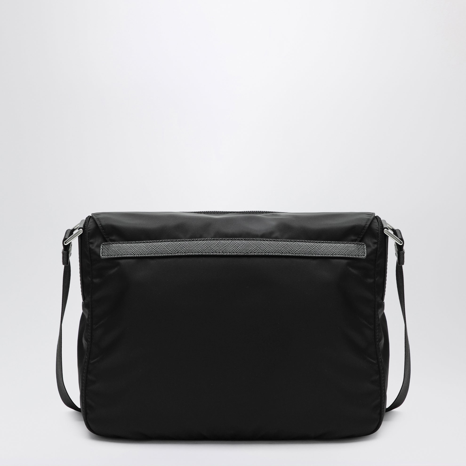 Sac à bandoulière moyen Re-Nylon noir