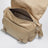 Borsa a tracolla media in Re-Nylon Cammello