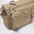 Borsa a tracolla media in Re-Nylon Cammello