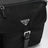 Sac bandoulière noir en Re-Nylon