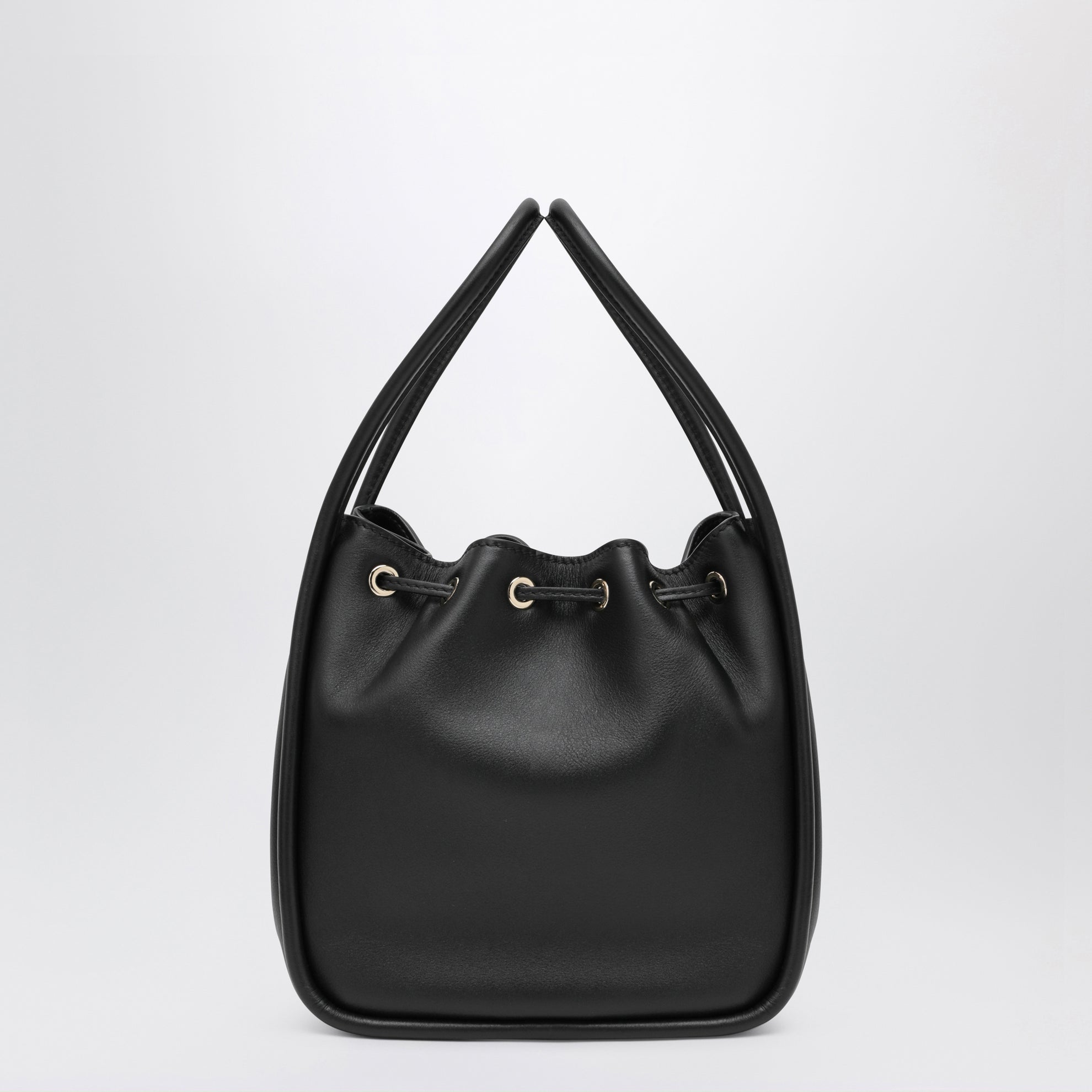 Secchiello Prada Darling mini nero in pelle