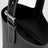 Black smooth leather bucket bag