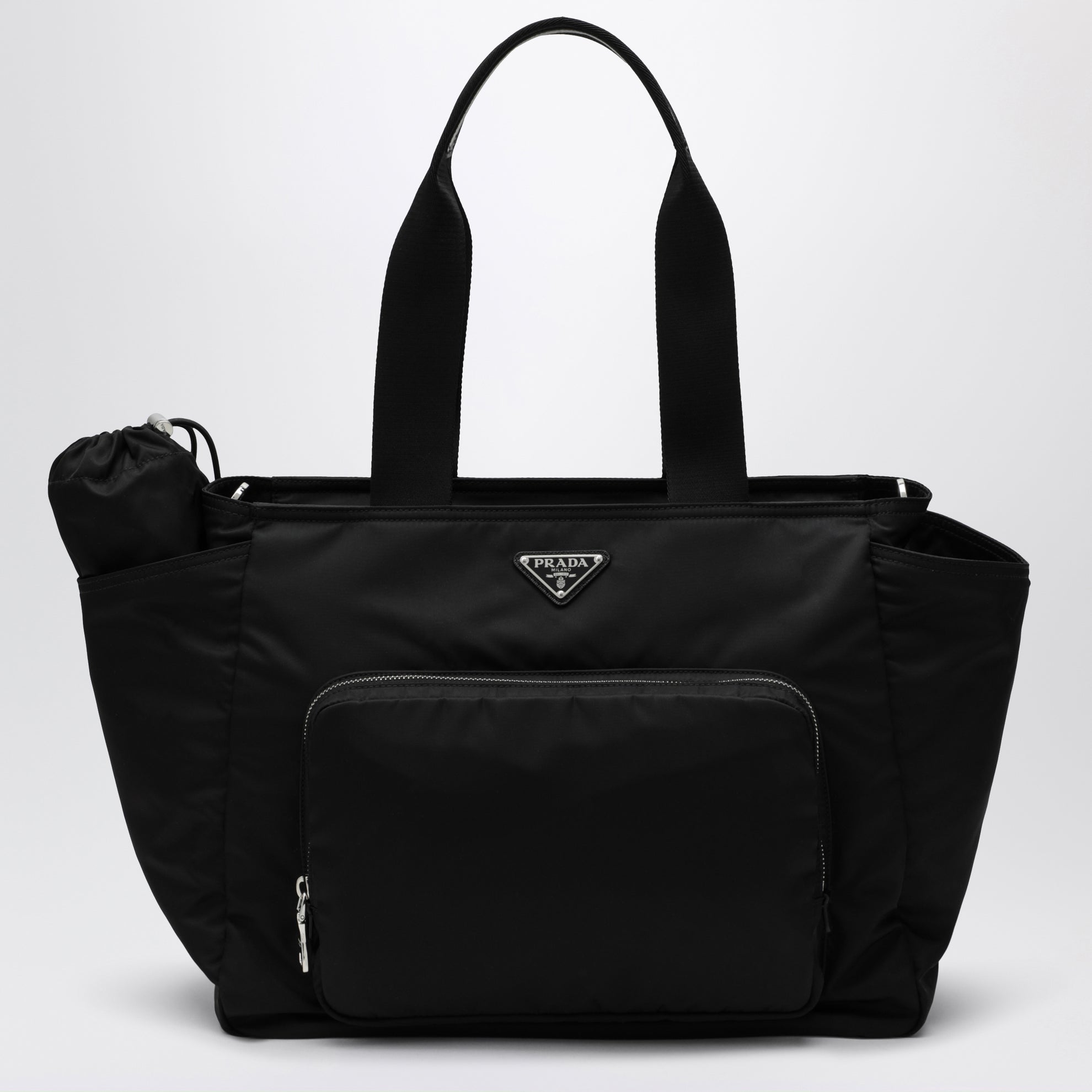 Borsa Baby Bag nera in Re-Nylon