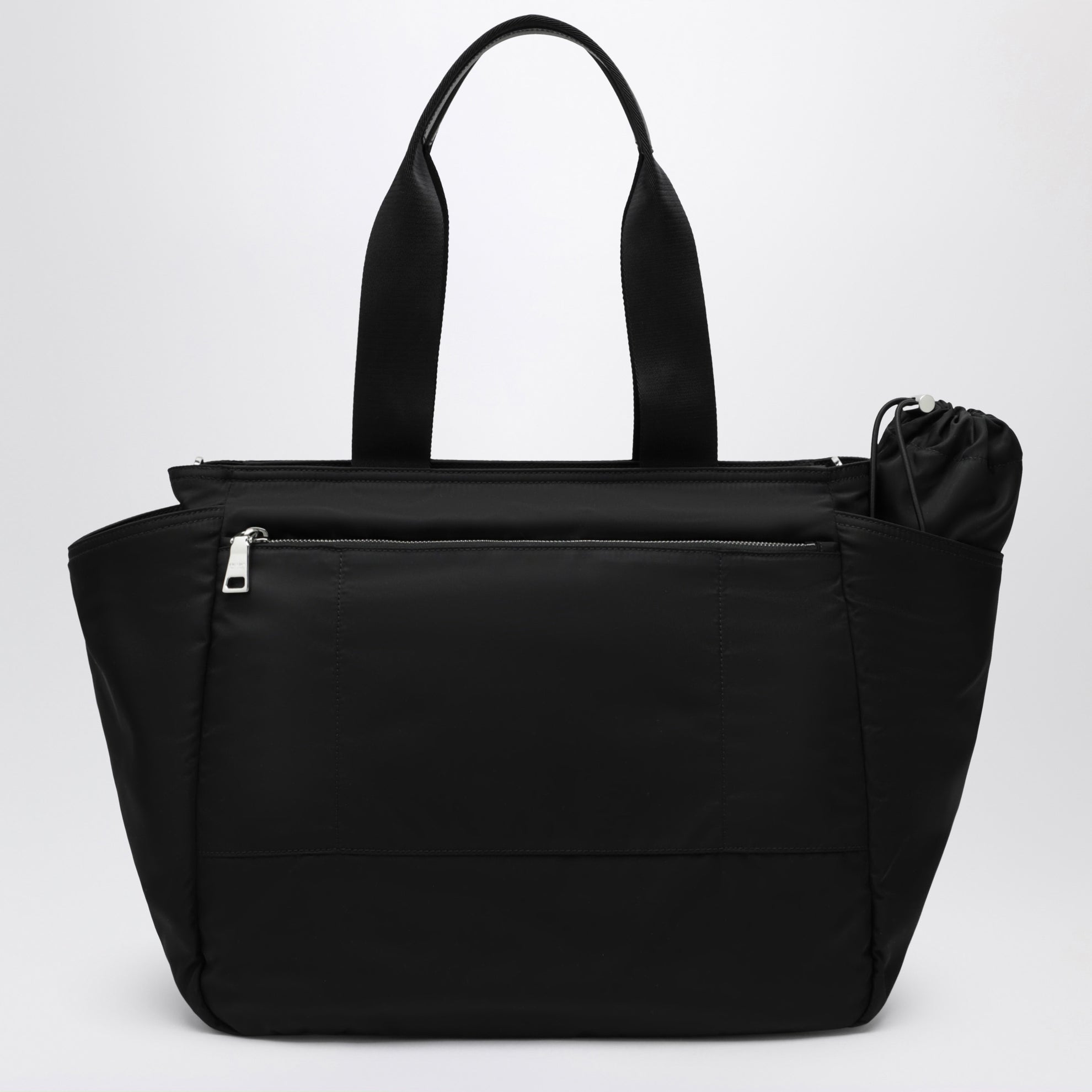 Borsa Baby Bag nera in Re-Nylon