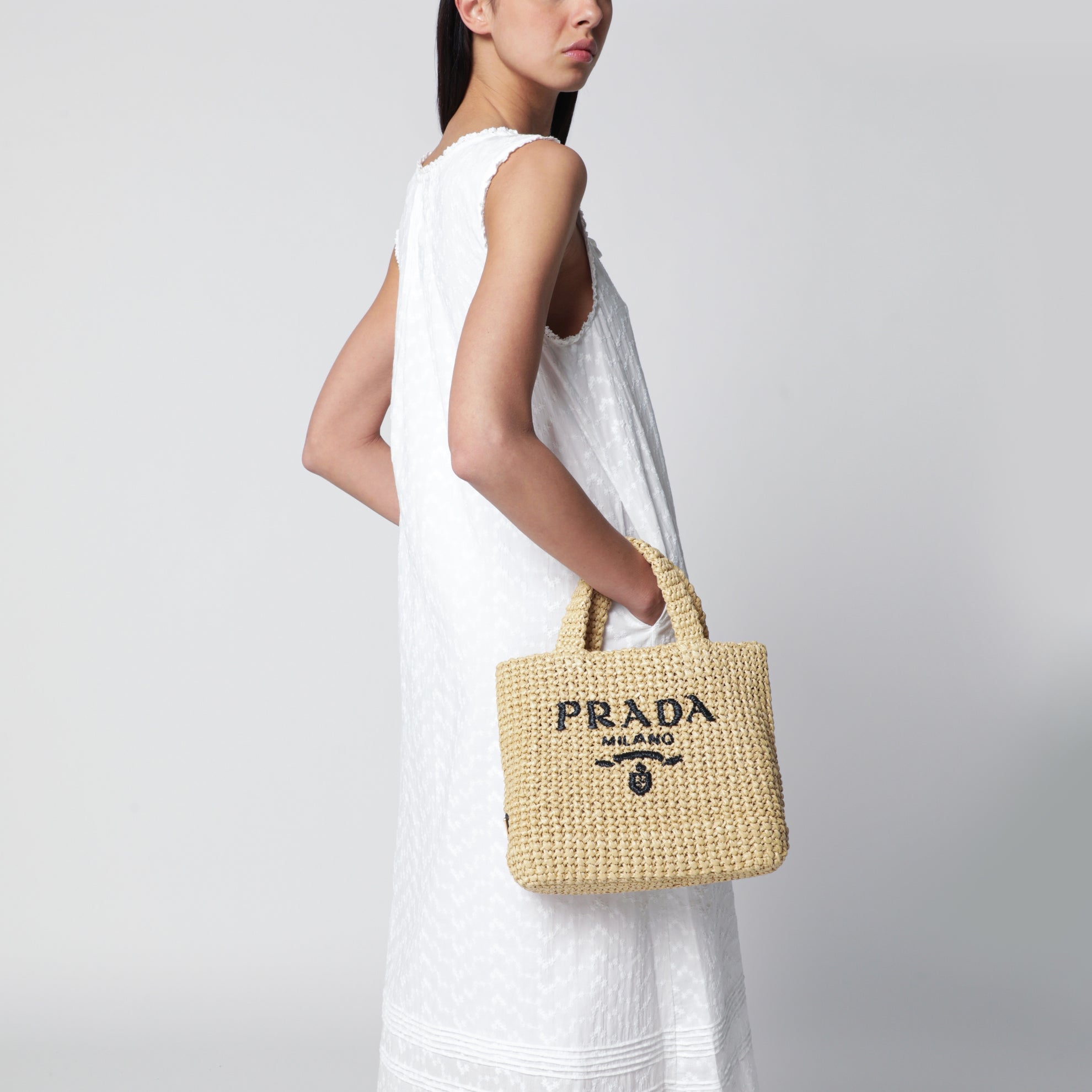 Borsa shopping piccola in crochet