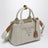 Borsa Jardinière small in misto lino