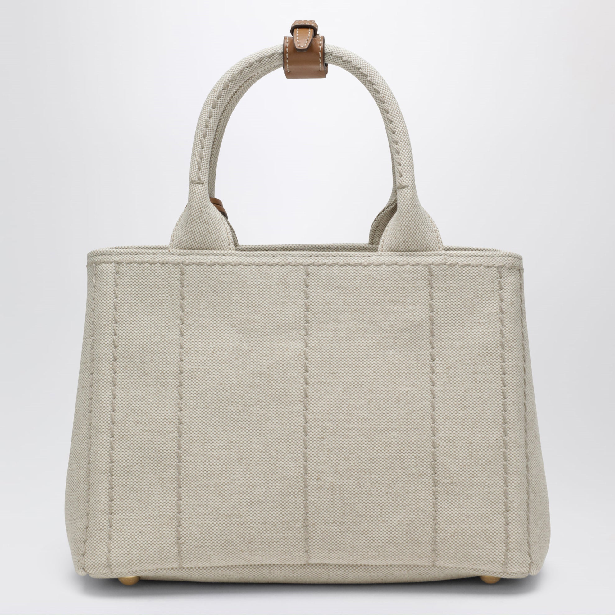 Borsa Jardinière small in misto lino