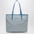 Light blue bag in printed Re-Nylon