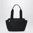 Schwarze Einkaufstasche aus recyceltem Nylon