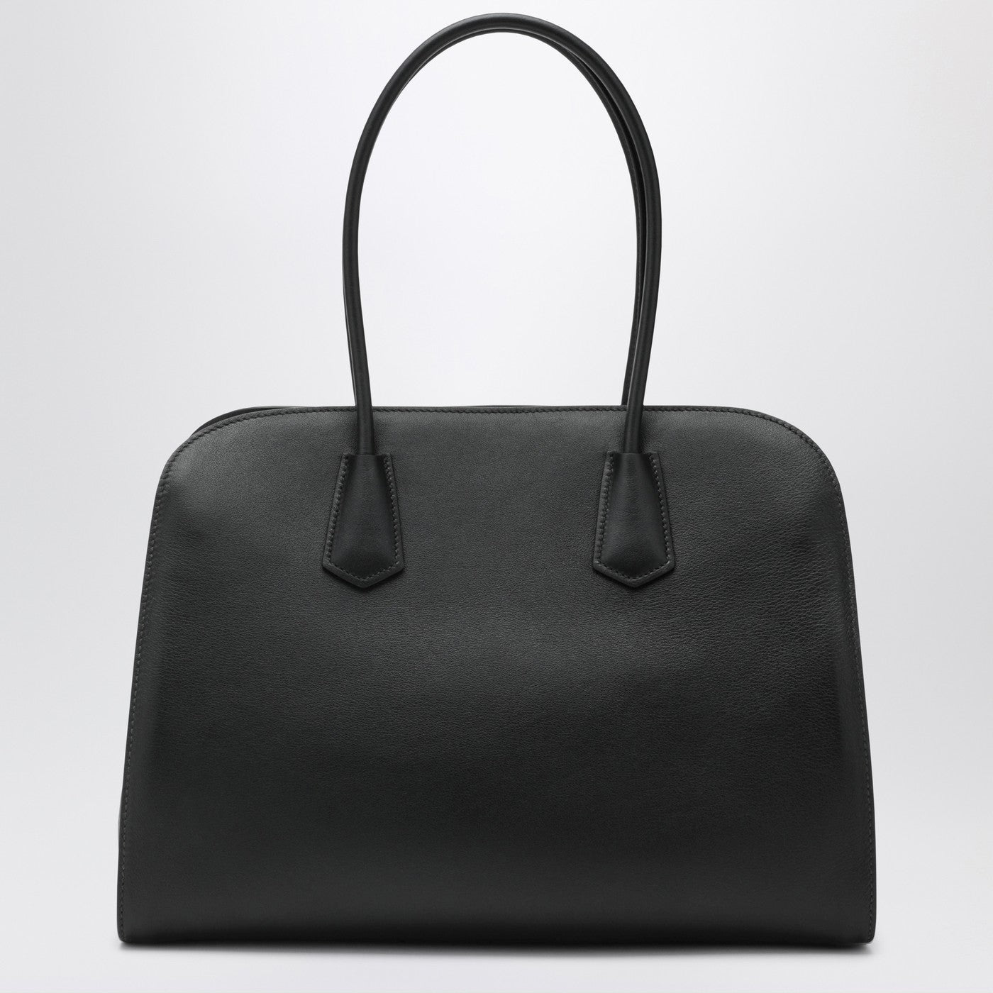 Prada Large shopping bag in black leather | TheDoubleF