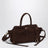 Large dark brown suede Carry bag