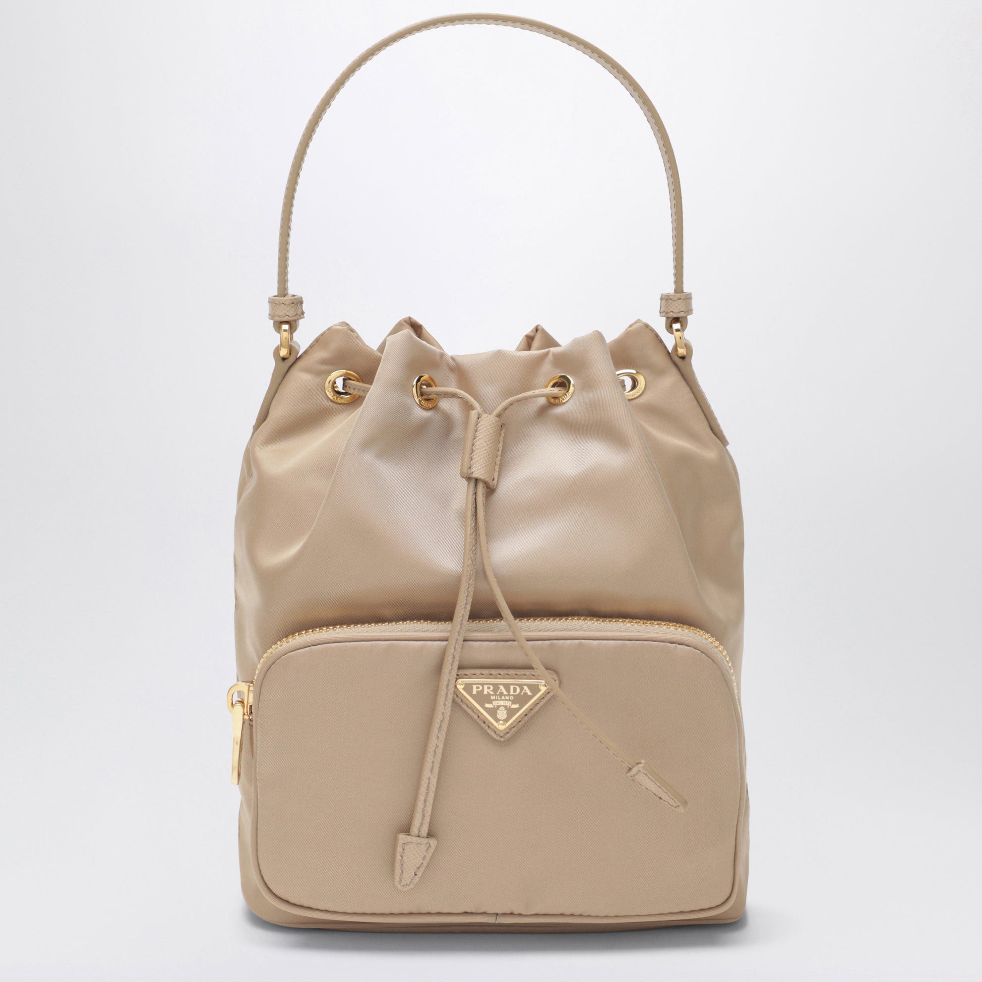 Secchiello Prada Duet beige in Re-Nylon