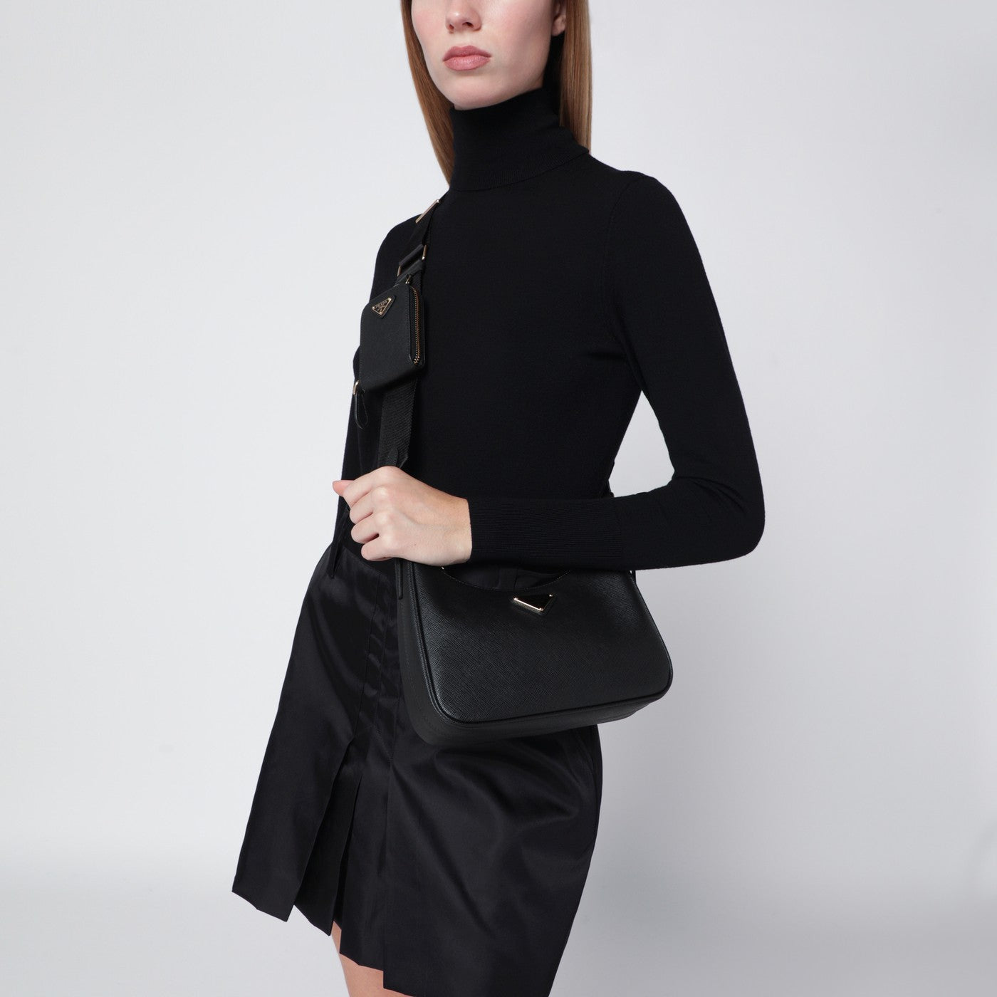 Borsa Re-Edition 2005 nera in pelle