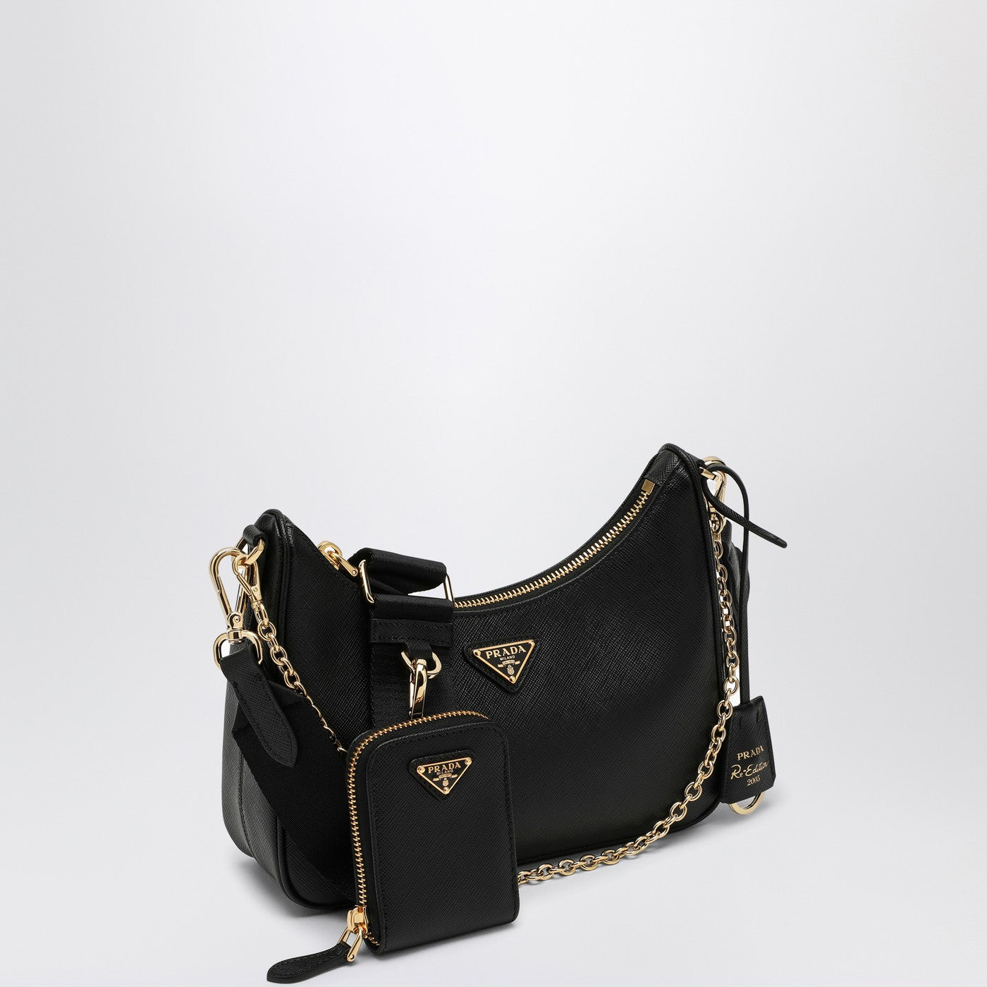 Borsa Re-Edition 2005 nera in pelle