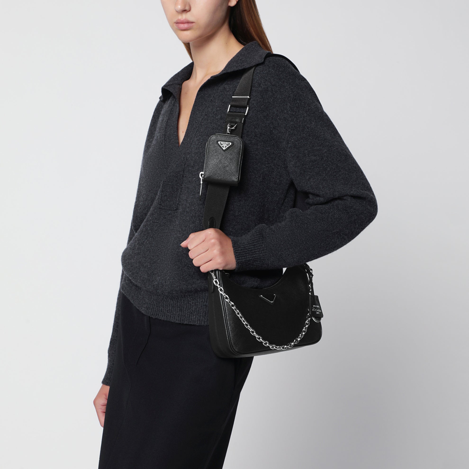 Re-Edition 2005 schwarze Ledertasche
