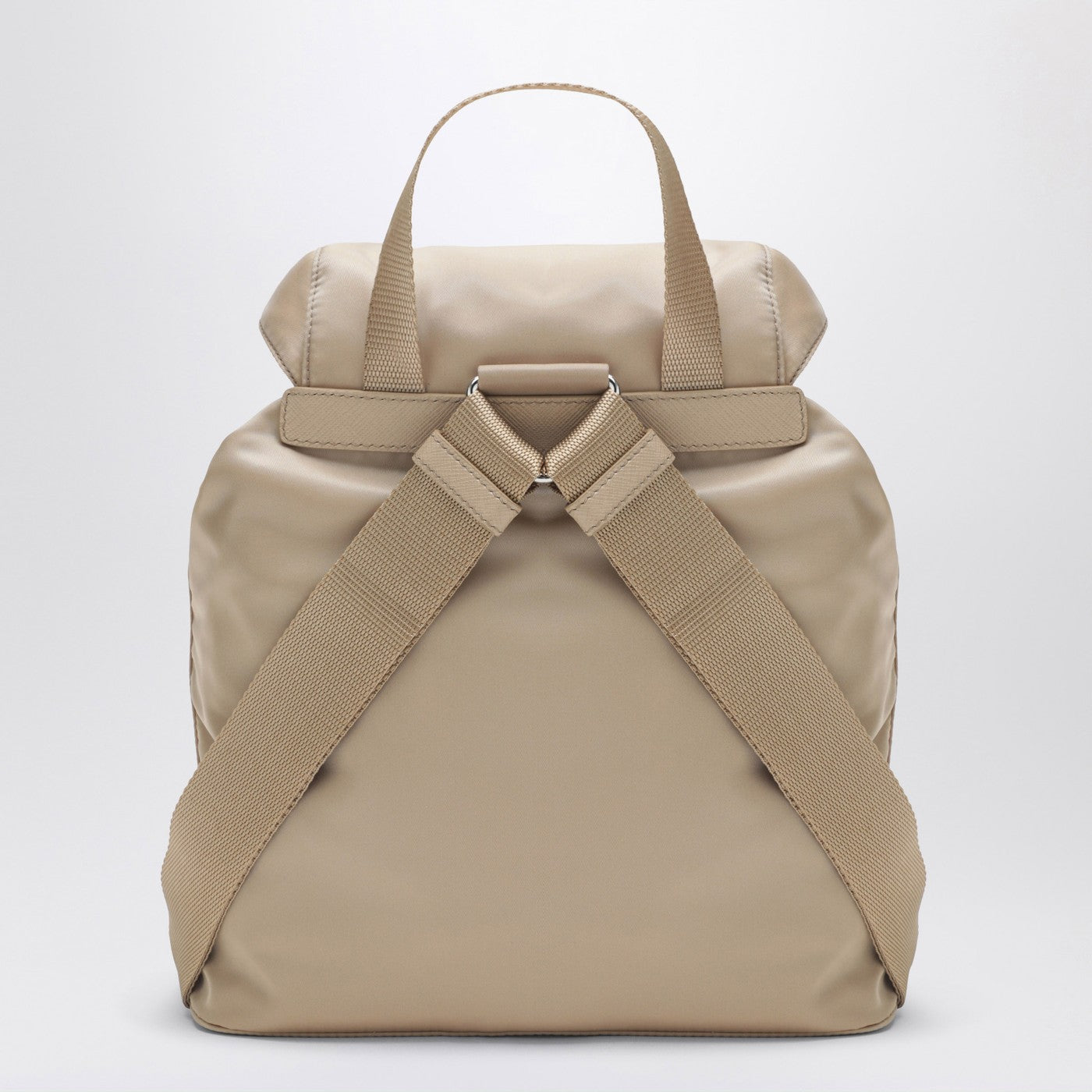 Small Re-Edition 1978 backpack in beige Re-Nylon