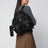 Zaino in Re-Nylon e Saffiano con pouch nero