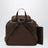 Zaino in Re-Nylon e Saffiano con pouch marrone