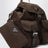 Zaino in Re-Nylon e Saffiano con pouch marrone