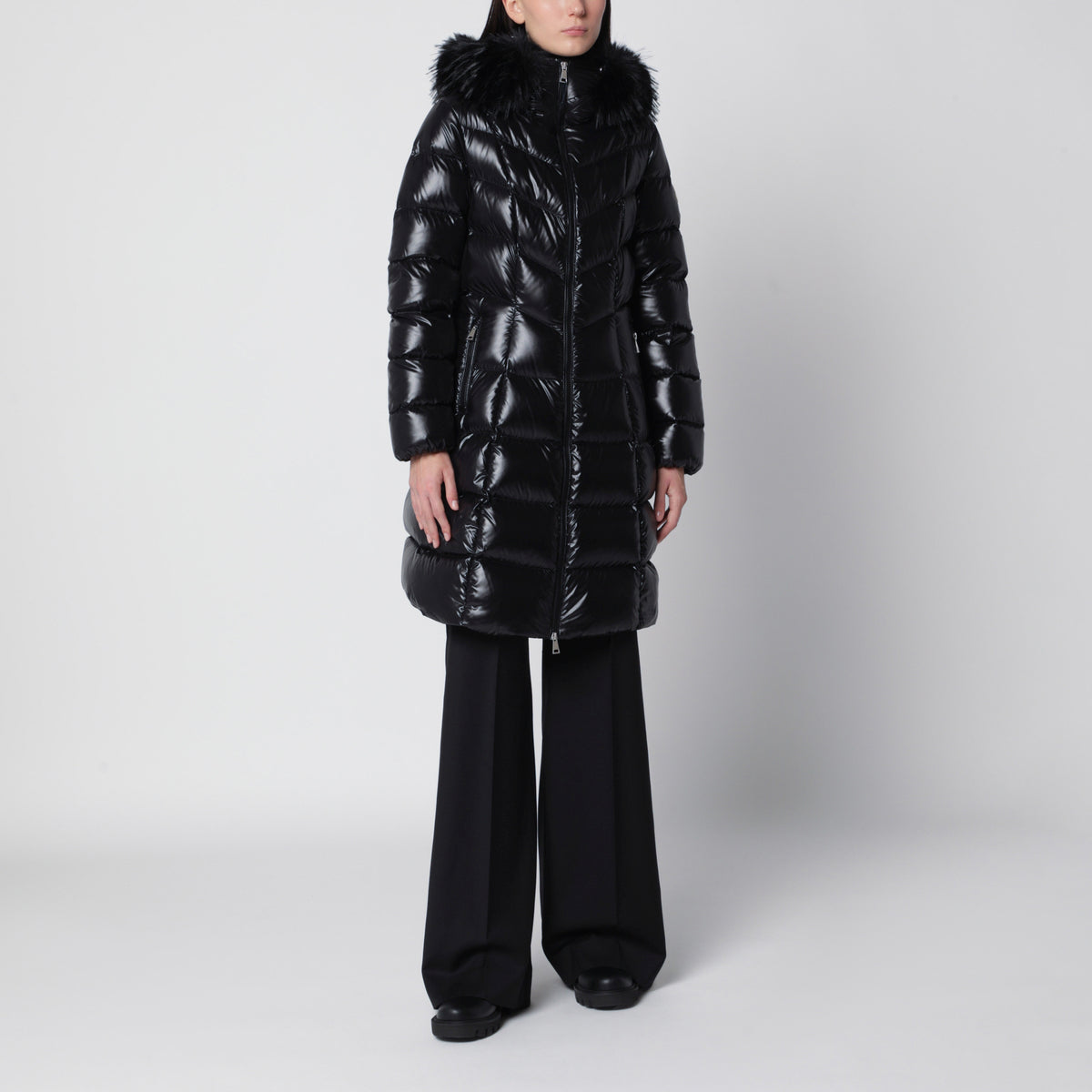 Piumino Fulmarusse nero in nylon