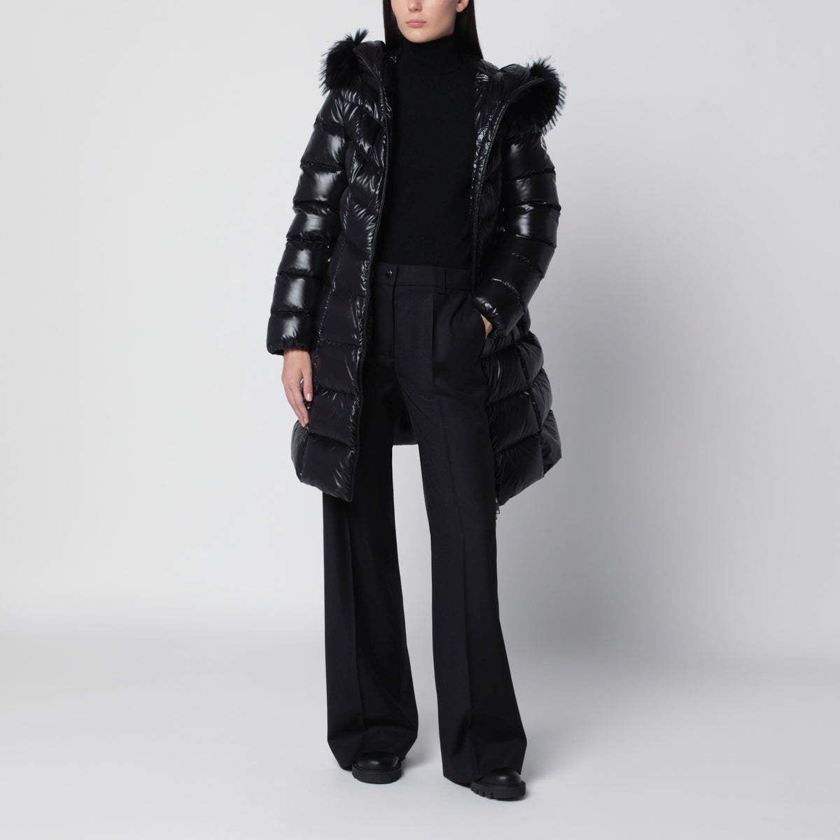 Piumino Fulmarusse nero in nylon