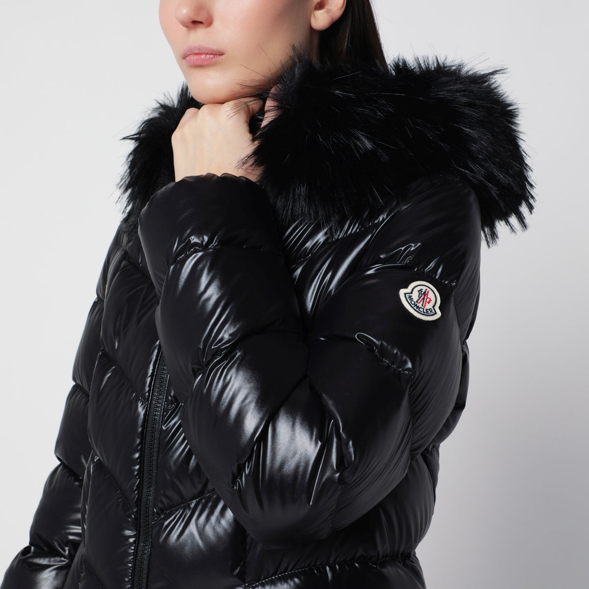 Piumino Fulmarusse nero in nylon