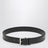 Black leather belt