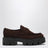 Mocassins en daim marron foncé