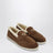 Mocassins en daim couleur cacao