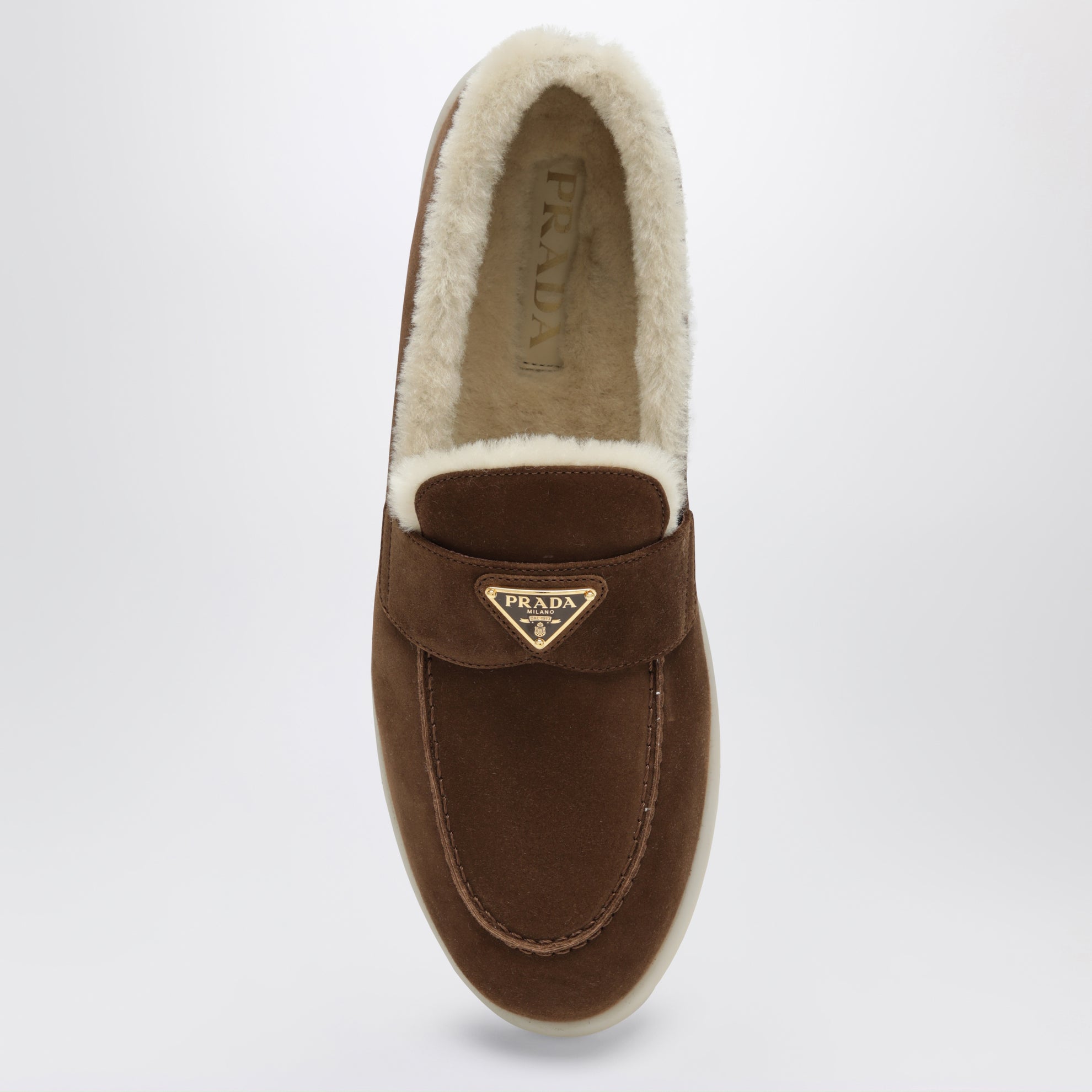 Cocoa suede moccasins