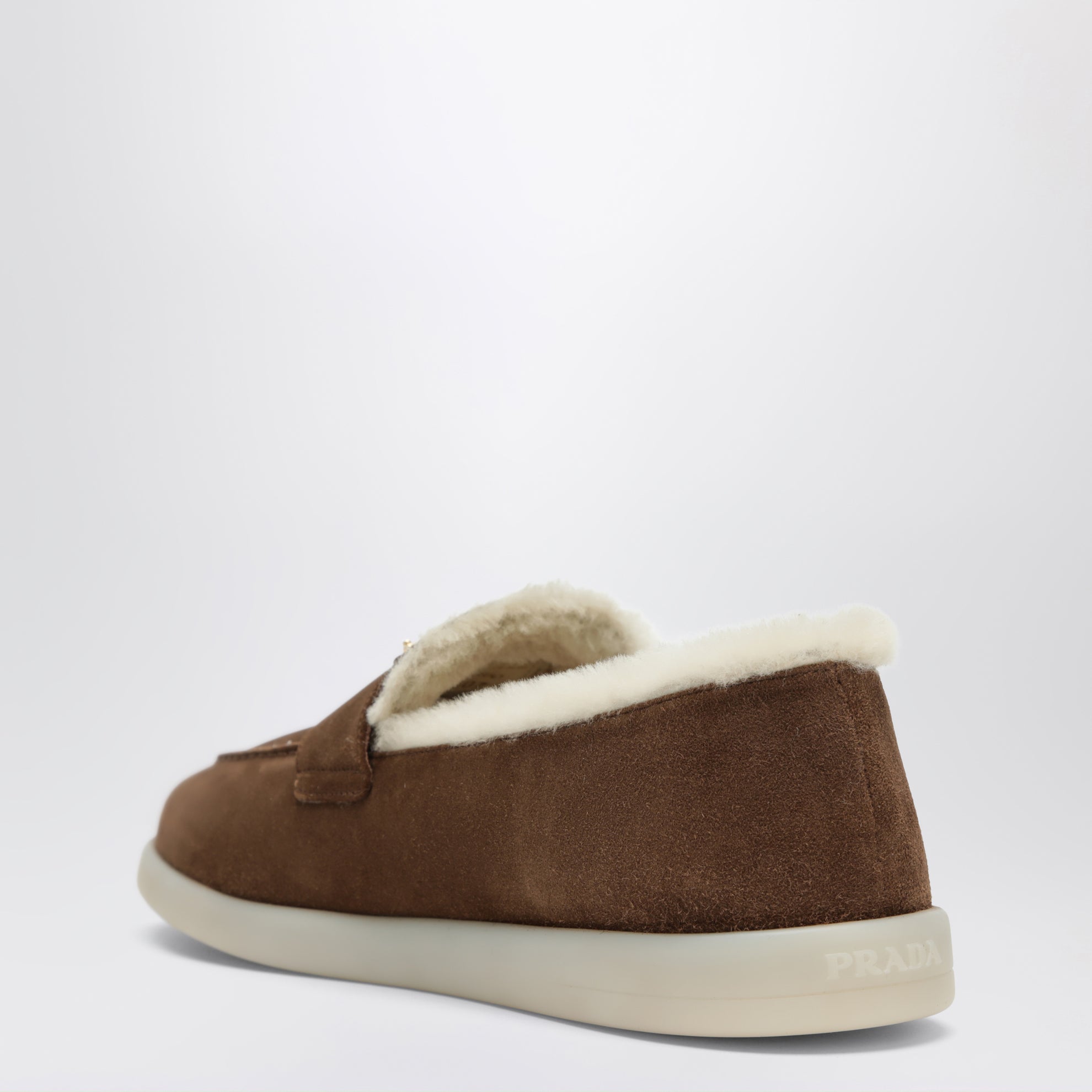 Cocoa suede moccasins