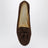Mocassino in suede Cacao con ricami e nappine