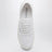 Sneakers en tissu drill blanc