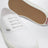 Sneakers en tissu drill blanc