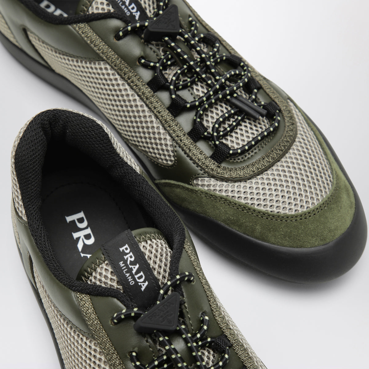 Sneakers Speedrock vert militaire en mesh
