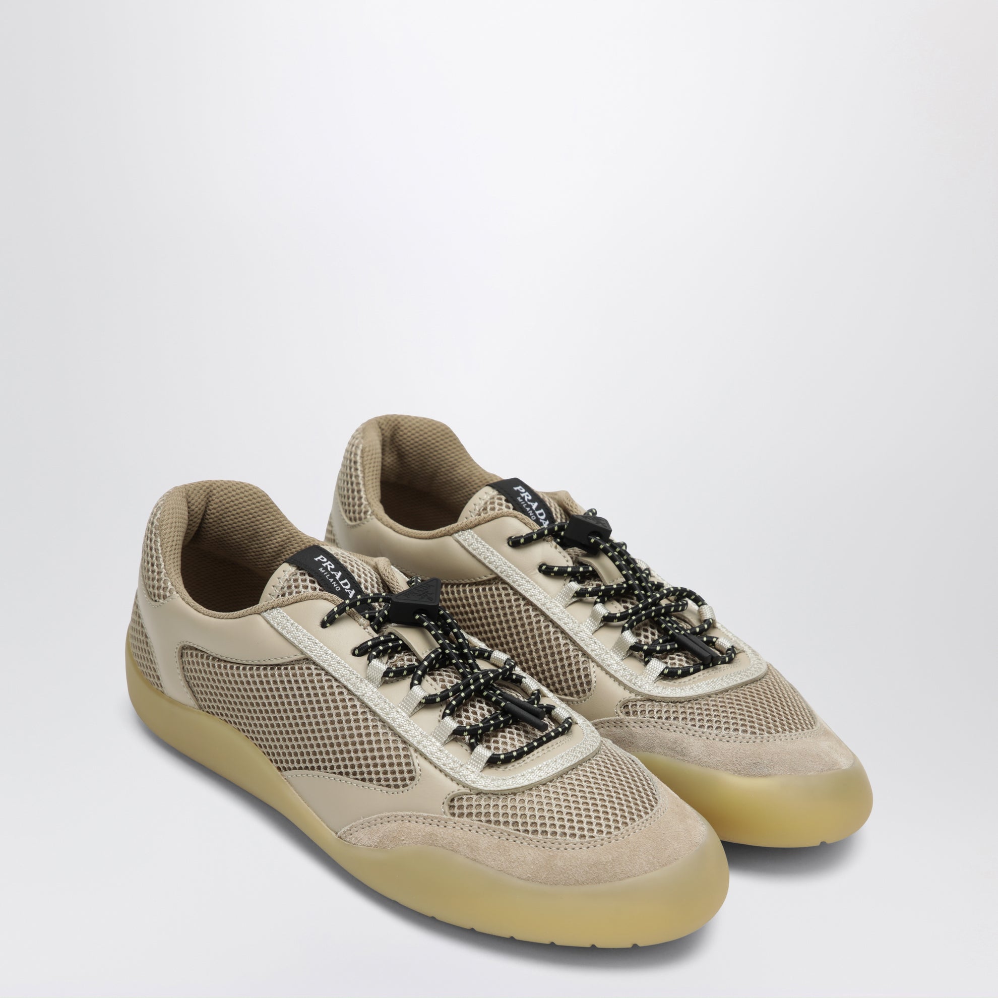 Desert-coloured Speedrock trainers in mesh fabric