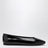 Ballerines noires en cuir brossé