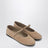 Ballet flats in sand suede leather