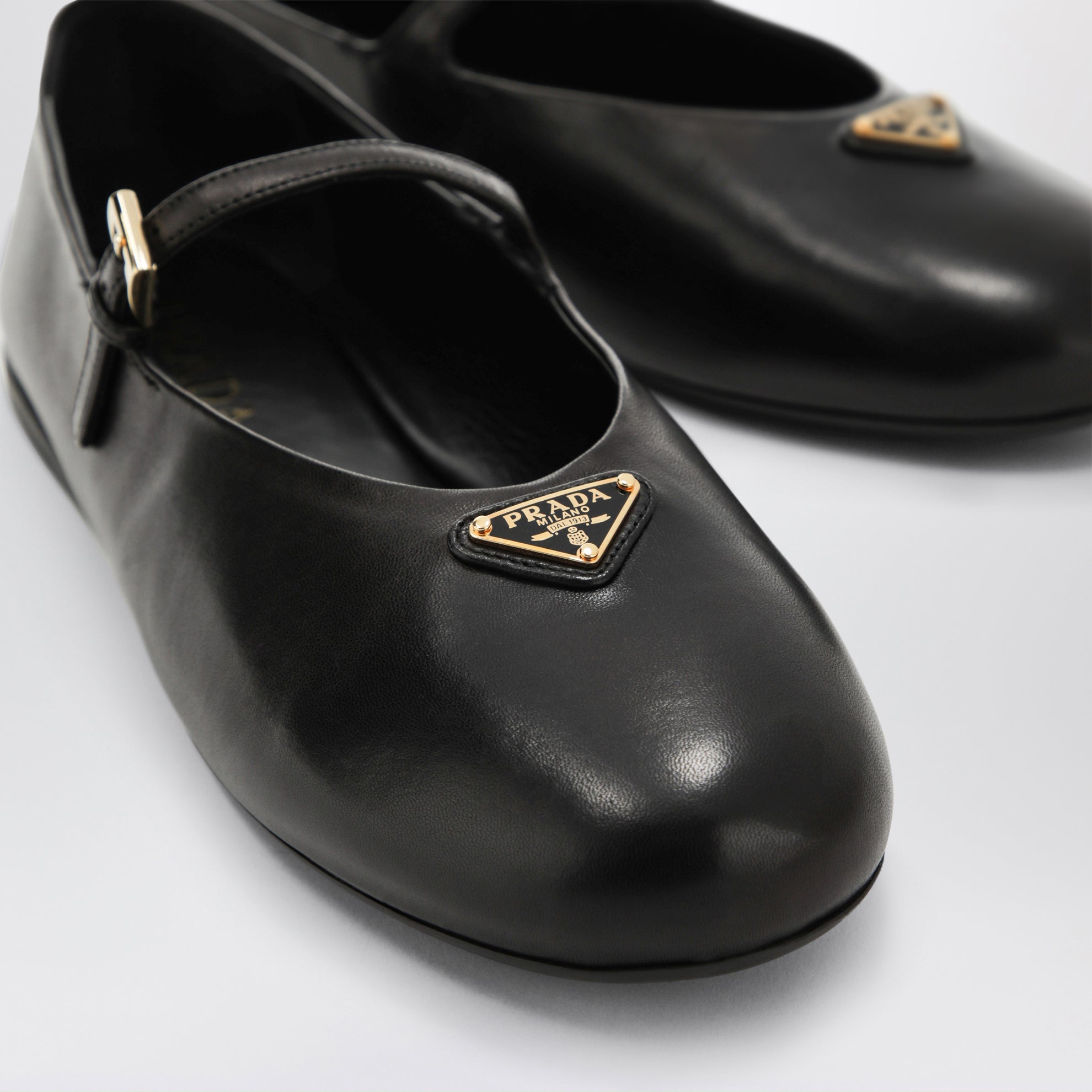 Ballerine in nappa nere