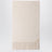 Sciarpa in seta e cashmere color talco