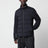 Giacca con zip blu navy in nylon