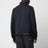 Giacca con zip blu navy in nylon