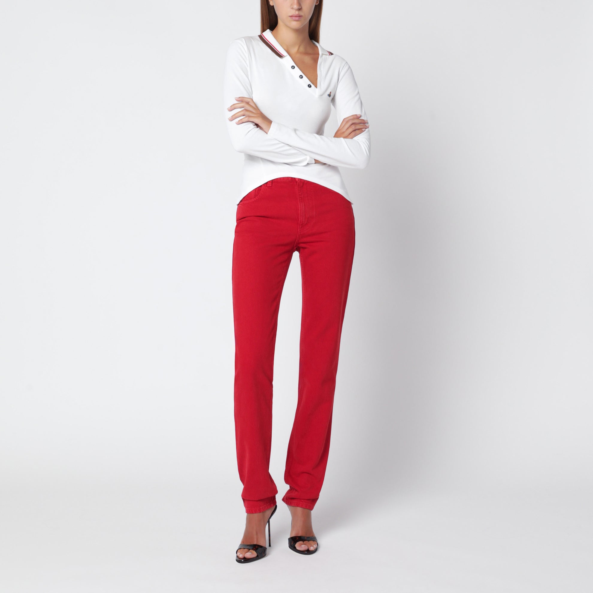 Polo Glory bianca in cotone