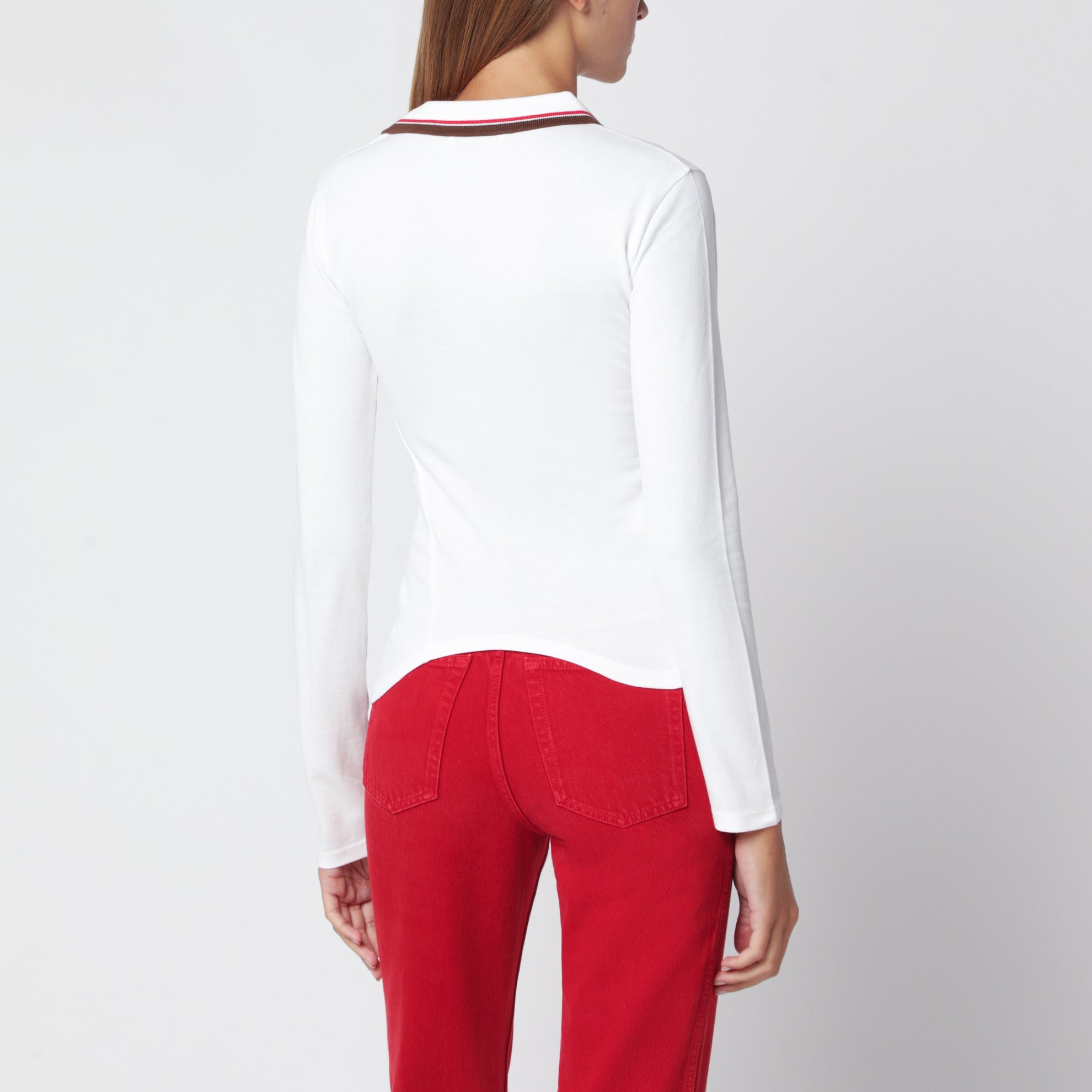 Polo Glory bianca in cotone